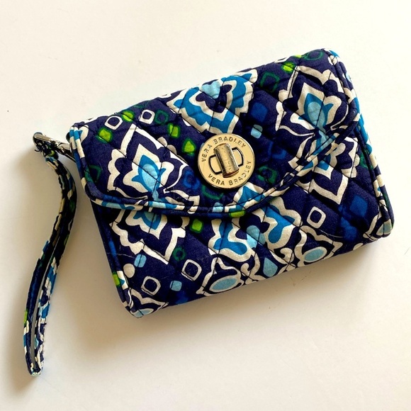 Vera Bradley Handbags - Vera Bradley - Your Turn Smartphone Wristlet - Ink Blue